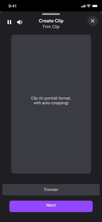 Clip editor wireframe 1
